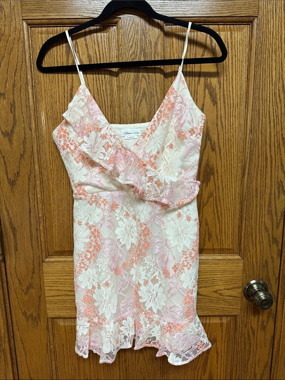 Lovers + Friends Lace Ruffle Dress